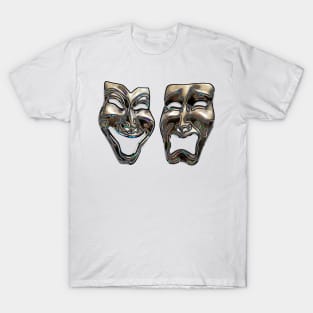 Theatre Masks Modern T-Shirt